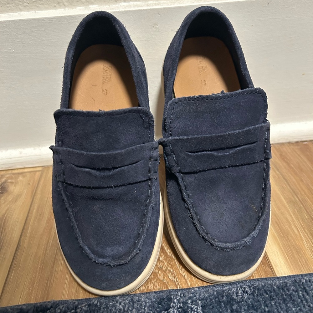 Kids Zara Boys Suede Loafers